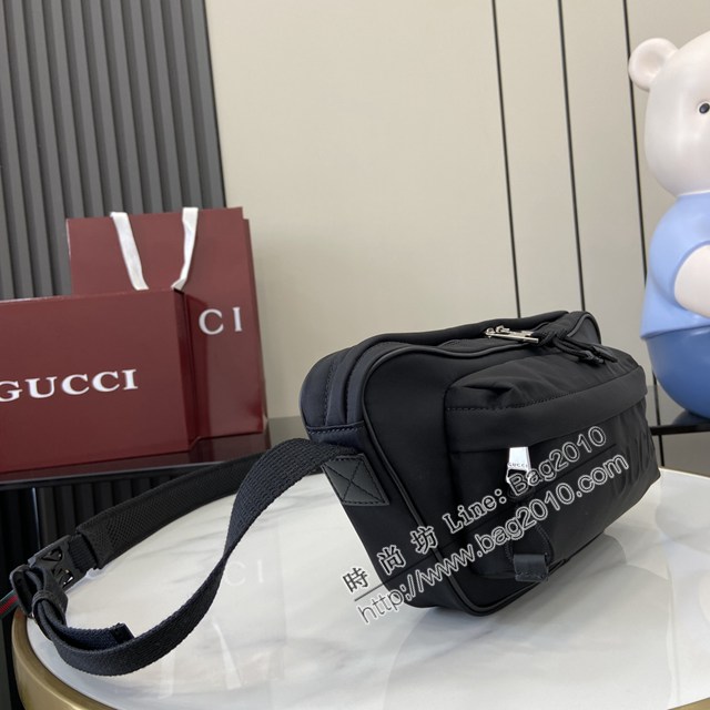 Gucci專櫃古馳最新款2025早春男士包袋系列腰包挎包 jh2796型號：802096